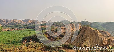 The infamous Chambal Valley Stock Photo