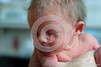 Infant Girl Stock Photo