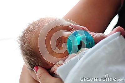 Infant Girl Stock Photo