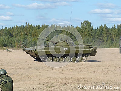 Infantry combat vehicle BMP-2 Editorial Stock Photo