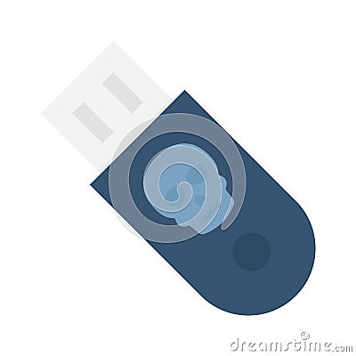 Infected drive Flat Vector icon which can easily modify or edit Vector Illustration