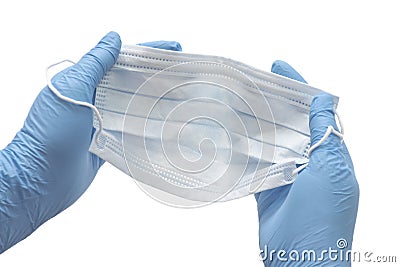 Infection Control Mask Stock Photo