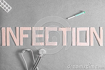 Infection Stock Photo