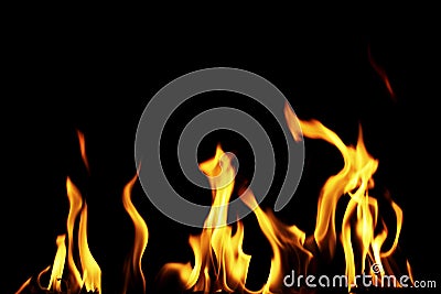 Inferno fire Stock Photo