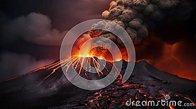 Inferno unleashed Stock Photo