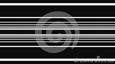 Infinite fly through straight stripes on black background. Lines background. Flying Through a Universe of Colorful Stock Photo