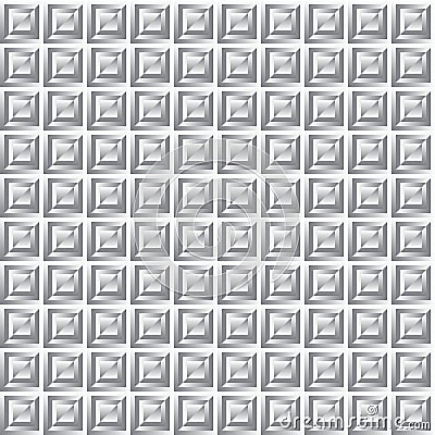 Infinite metal grid Vector Illustration