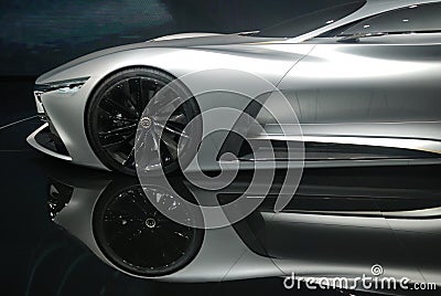 Infiniti Concept sport car Editorial Stock Photo