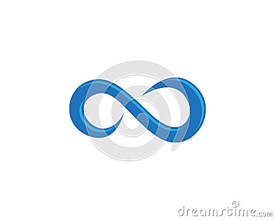 Infinity Design Infinity logo Vector template. Vector Illustration