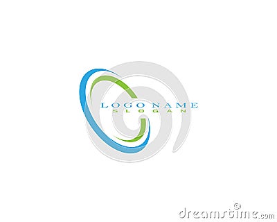 infinity energy logo and symbol icon Stock Photo