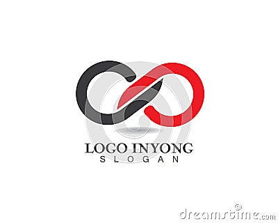 infinity logo and symbol template icons vector Vector Illustration