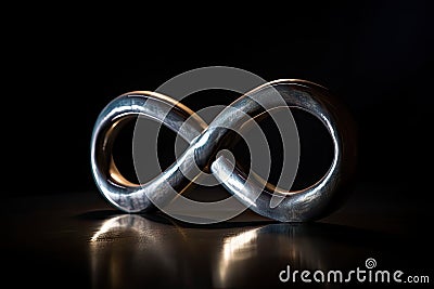 infinity loop, symbol of never-ending circle of life Stock Photo