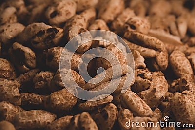 inflated wheat cereal Stock Photo