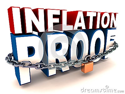 Inflation proof Stock Photo
