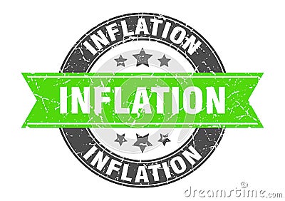 inflation stamp Vector Illustration