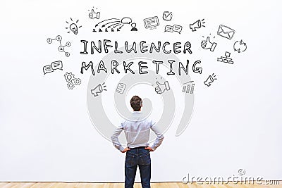 Influencer marketing Stock Photo