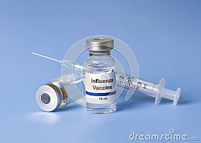 Influenza Vaccine Stock Photo