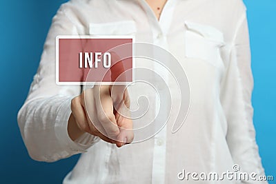 `Info` Stock Photo