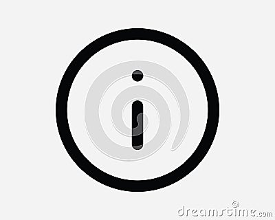 Info Round Button Information Circle Symbol Icon Help Desk Guidance Support Center Customer Service Call Question Queries Balck Vector Illustration