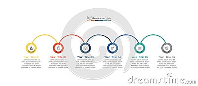 Presentation business infographic template design Vector Illustration