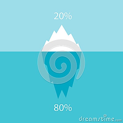 Iceberg Vector Illustration