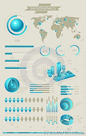 Infographic collection Vector Illustration