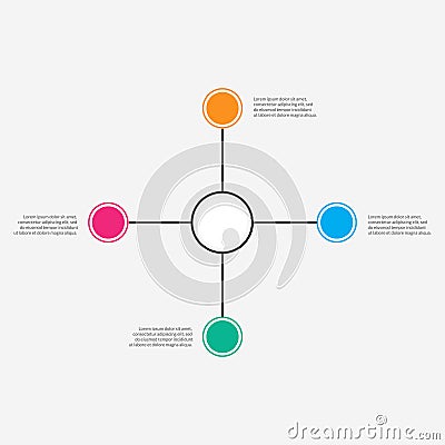 Infographic concept perfect for business Stock Photo