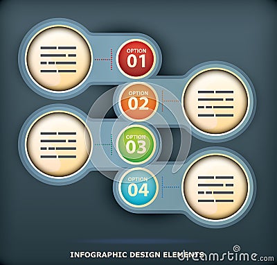 Infographic design element Vector Illustration