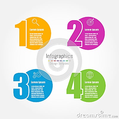 Infographic design template Vector Illustration