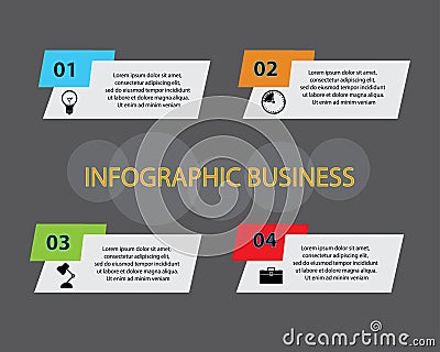 Infographic design template Vector Illustration