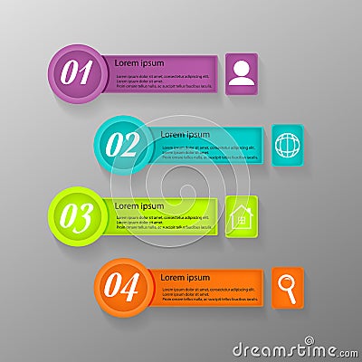 Infographic design template. Stock Photo