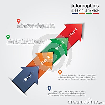 Infographic design template. Vector illustration Vector Illustration