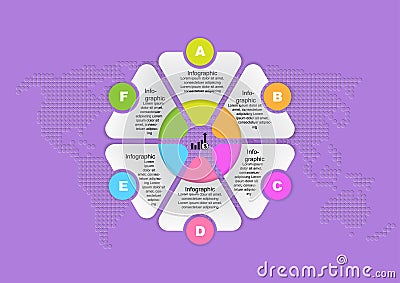 Infographic design for world business concept Vector Illustration
