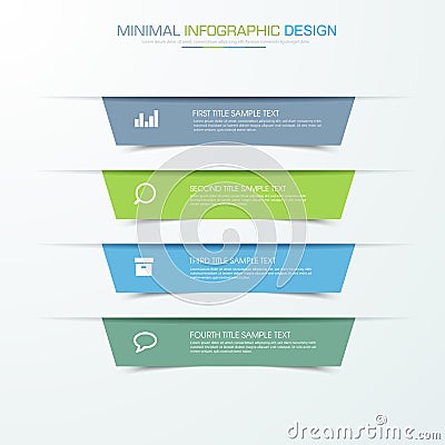 Infographic Elements with business icon on full color background process or steps and options workflow diagrams,vector design Cartoon Illustration