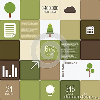 Infographic Environment Vector Illustration