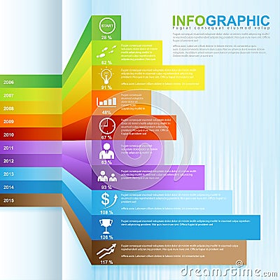 InfoGraphic Grow Business 02 Vector Illustration