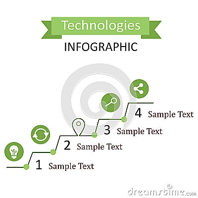 It-infographic Vector Illustration