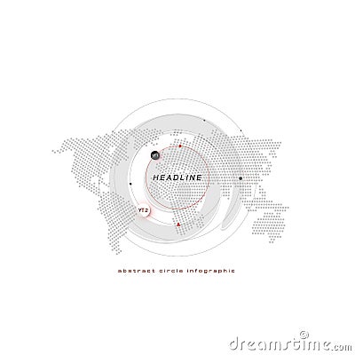 Infographic isolated on white. Abstract template Vector Illustration