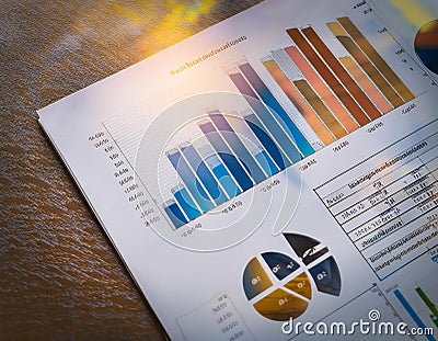 Infographic showcasing data and statistics, representing visual information, analysis, and presentation Stock Photo