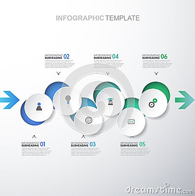 Infographic template Vector Illustration