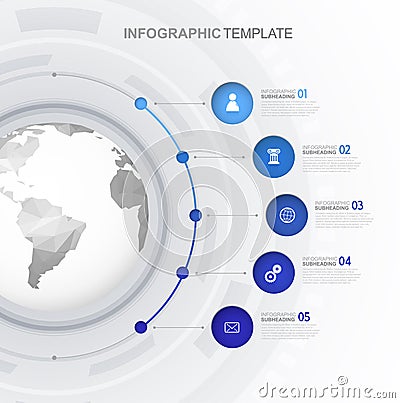 Infographic template Vector Illustration