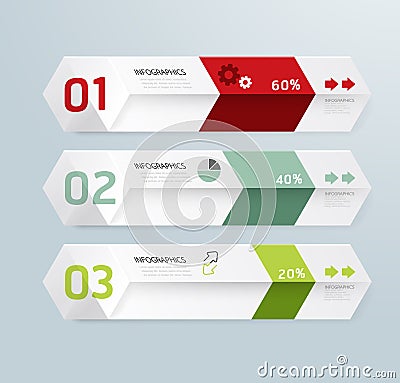 Infographic template Modern box Design Minimal style Vector Illustration