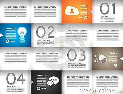 Infographic template for statistic data visualization Stock Photo