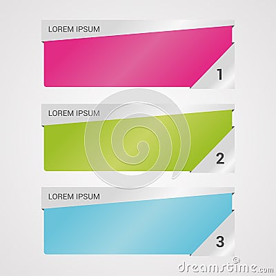 Infographic templates for Business banners vector Vector Illustration