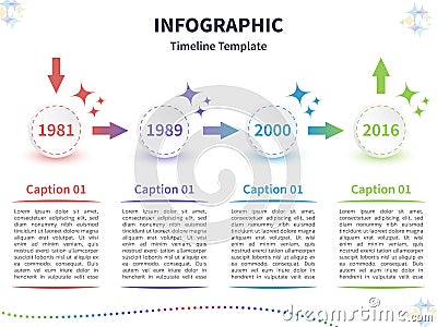 Infographic timeline Vector Illustration
