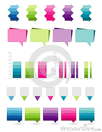 Infographics collection. Vector Illustration