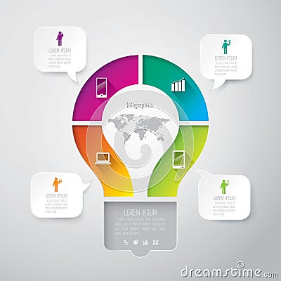 Infographics design template. Vector Illustration