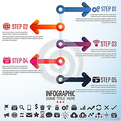 Infographics Design Template Vector Illustration