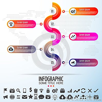 Infographics Design Template Vector Illustration