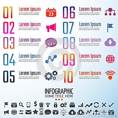 Infographics Design Template Vector Illustration